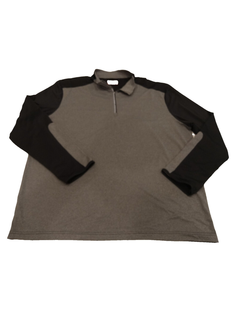 Grand Slam 360 Motion Flow Pullover Mens XL Gray Black 1/4 Zip Athletic Top